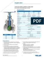 Quick Sheet: API 600 Cast Steel Gate Valve