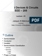 EEE 205 Lecture on Semiconductors, Conductors and Insulators
