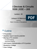 Electrical Devices & Circuits EEE-1030 - EEE - 205: Jubayer Al Mahmud