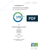 Programación Técnica de Reparaciones