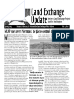 WLXP Sues Over Mormons' de Facto Control of Public Site: Land Exchange Update