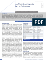 A Case of Immune Thrombocytopenic