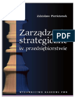 ZarzÄdzanie strategiczne w przedsiÄbiorstwie - Zdzislaw Pierścionek