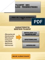 Filsafat Dan Metodologi Ilmu Pemerintahan