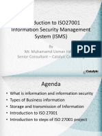 ISO27001 - introduction