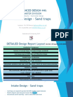 Advanced Design 446:: Inlet Design - Sand Traps