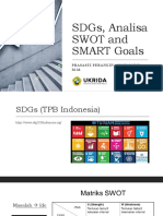 Pert-V. Materi 5. SDGs, Analisa SWOT, and SMART Goals (1)