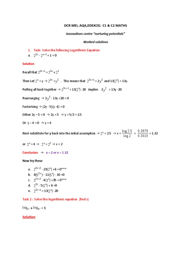 A-Level Maths Sample Solutions | PDF | Business