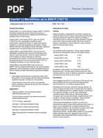 Kaolite LI Monolithics Up To 2600°F (1427°C) : Datasheet Code US: 3-14-103 SDS: 103 / 153