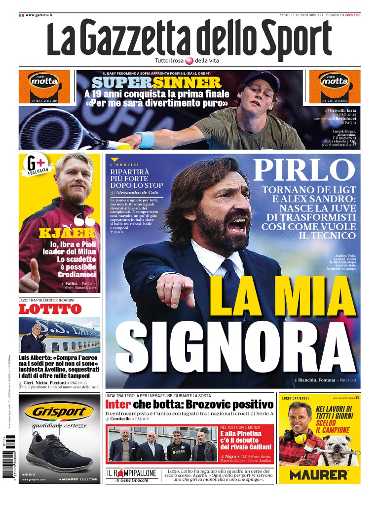Gazzetta Dello Sport - 08/12/2011 | PDF, image size:768x1024