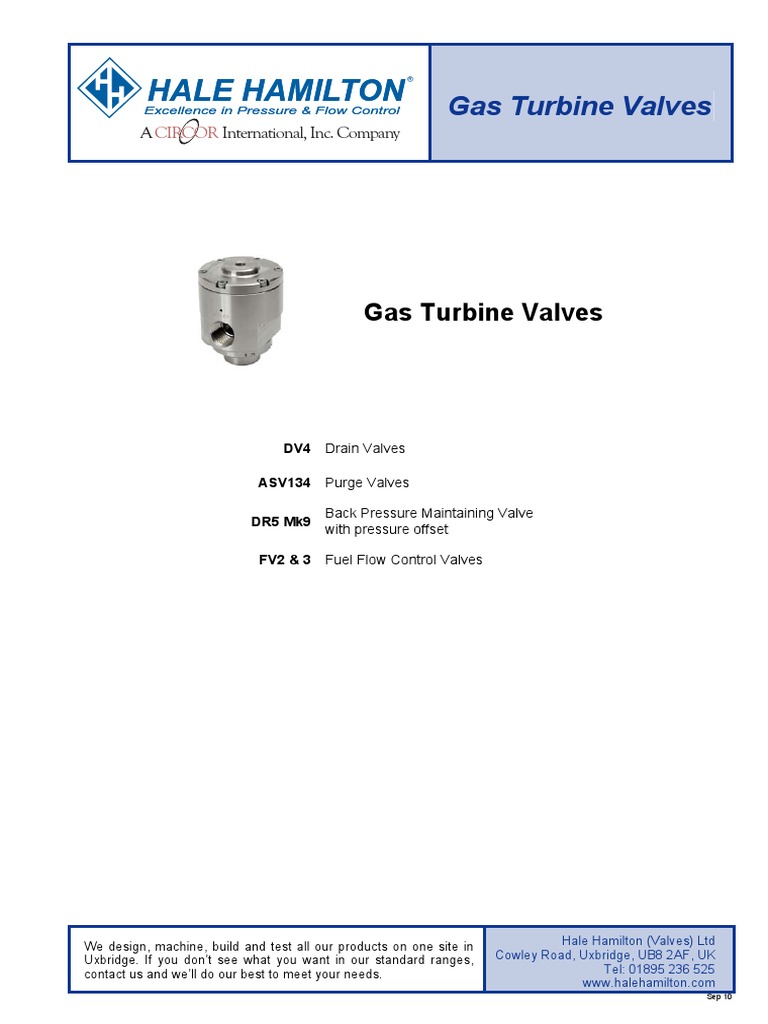 07 Gas Turbine Valves - 0 | PDF | Valve | Gas Turbine