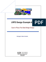 LRFD Design Example #2:: Cast-in-Place Flat Slab Bridge Design