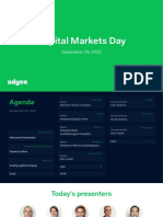 Capital Markets Day: September 29, 2020