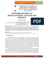 Network Security in Digitalization Attacks and Defence