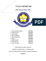 TUGAS SEMINAR THE 18th INDOANESTHESIA 2021 - PJJ ANASTESI - 14 Februari 2021