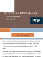 Gangguan Kecemasan Pertemuan 9