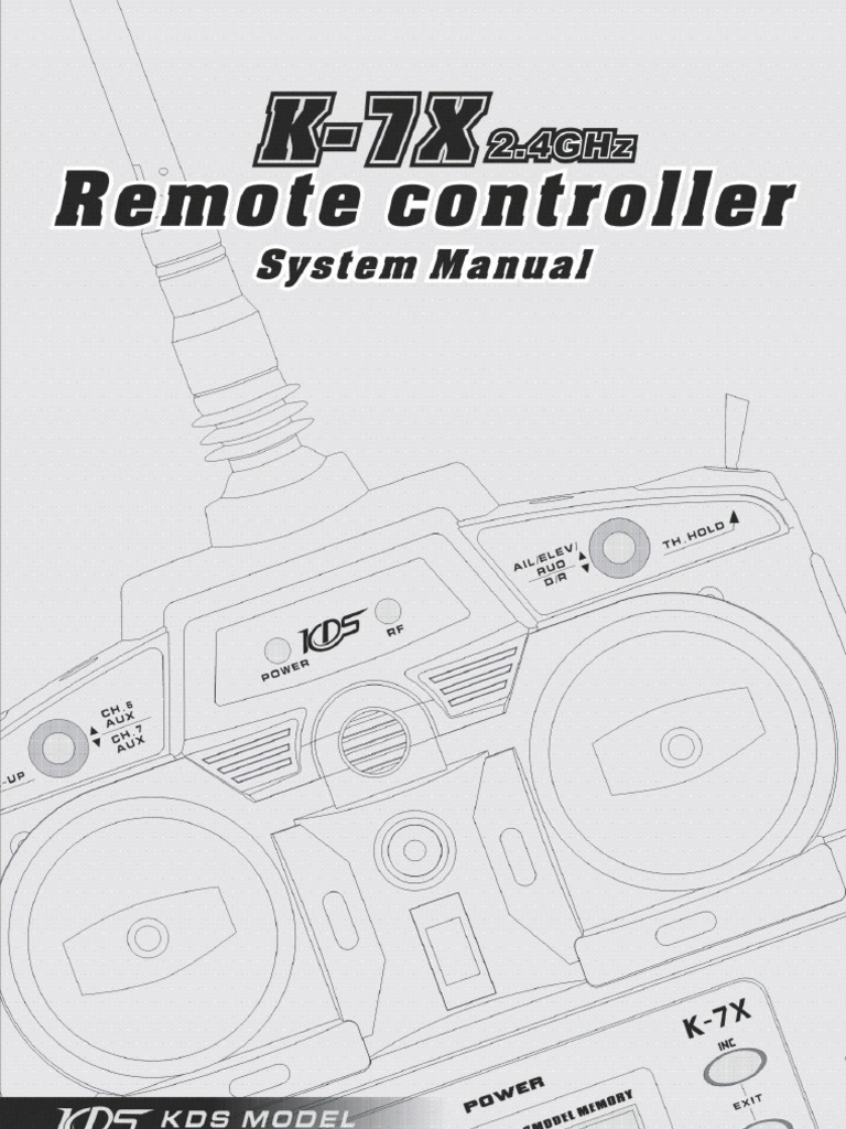 KDS 7X Manual | PDF | Radio Control | Radio