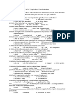 DIAGNOSTIC ASSESSMENT IN TLE 7 Agricultural Crop Production Senen