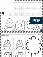 Cuaderno para Preescolar Vocales Letra A