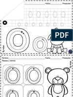 Cuaderno para Preescolar Vocales Letra o