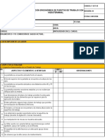 Inspección Ergonómica de Puestos de Trabajo Con Videoterminal