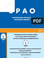 INTELIGENCIA EN LOS NEGOCIOS Y TOMA DE DECISIONES - DIAPOSITIVAS FINALES