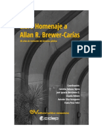 LIBRO HOMENAJE A ALLAN R. BREWER-CARÍAS. 80 Años en La Evolución Del Derecho Público