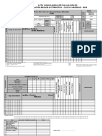 Formato de Actas Consolidadas 2018