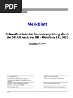 Merkblatt. Schweißtechnische Bauweisenprüfung Durch Die DB AG Nach Der DB - Richtlinie Ausgabe