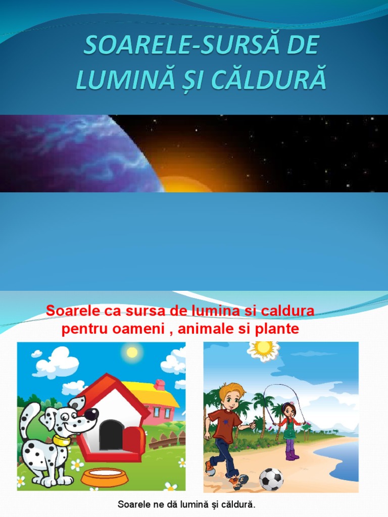 theft Pledge Theory of relativity Soarele-Sursa de Lumina Si Caldura | PDF