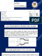 Transducción de Señales de Audio.