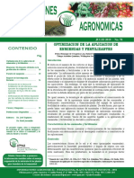 Optimizacion de La Aplicacion de Enmiendas Y Fertilizantes: Contenido