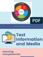 Text Information and Media