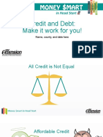 Credit and Debt: Make It Work For You!: in Head Start