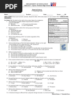 Physical Science - 3rd-Quarter-Exam