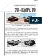 MBT 70 Experimental Main Battle Tank