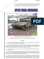 Merkava Modern Battle Tank