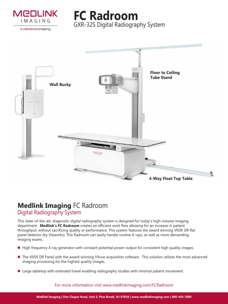 FC Radroom: GXR-32S Digital Radiography System | PDF | Radiography ...