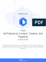Ad Policies For Content, Creative, and Targeting - Learn New Skills To Build Your Brand or Business