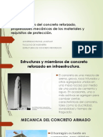 Características Del Concreto Reforzado, Propiedades Mecánicas de