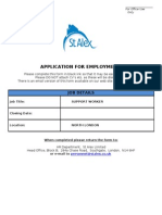 Application For Employment: Job Details