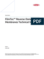 Filmtec™ Reverse Osmosis Membranes Technical Manual: Water Solutions