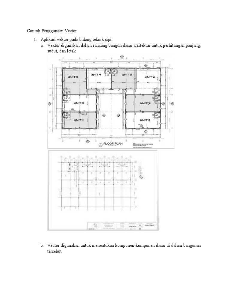 Contoh Aplikasi Penggunaan Vektor | PDF