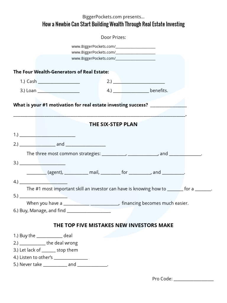 Newbie's Guide to Real Estate Wealth | PDF