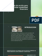 Plan de Acción para Brindar Estabilidad Financiera