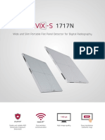 Wide and Slim Portable Flat Panel Detector For Digital Radiography