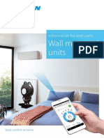 Split Wall Mounted Units - Product Catalogue - ECPEN18-005 - English
