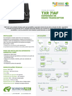 Expansao de Radio TXR71AF