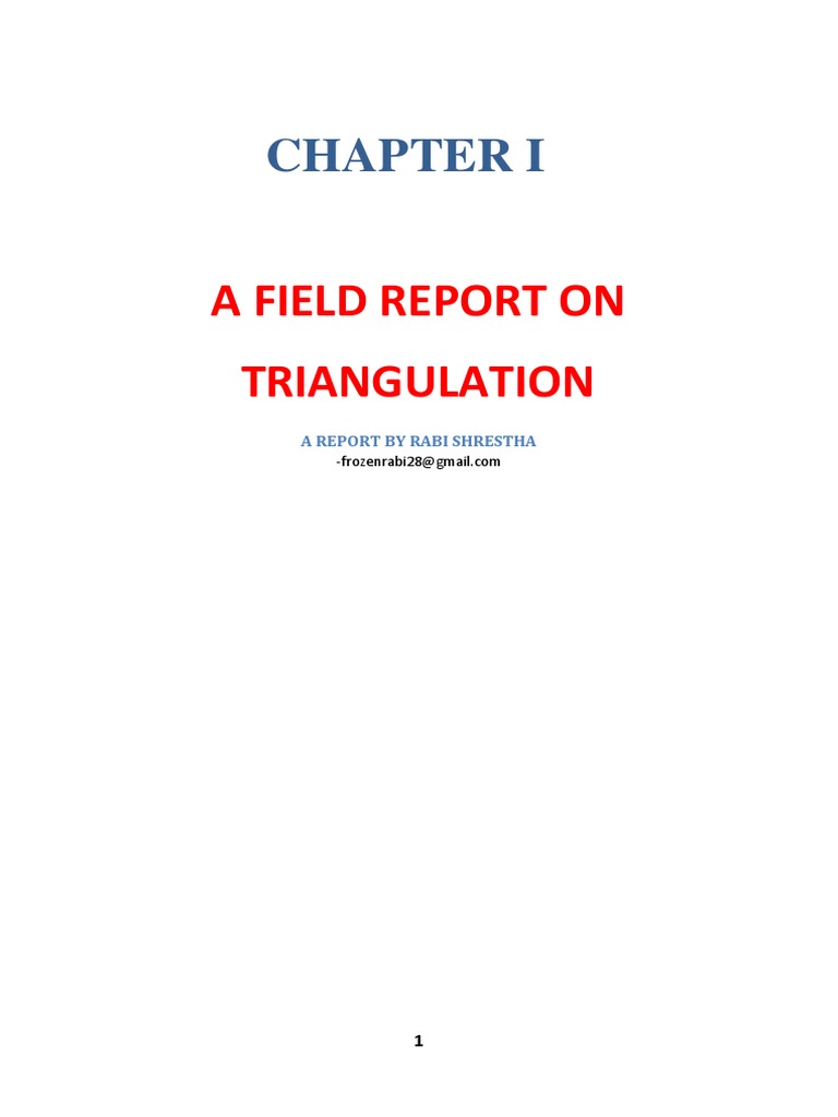 Triangulation Methods and Findings | PDF | Surveying | Sine
