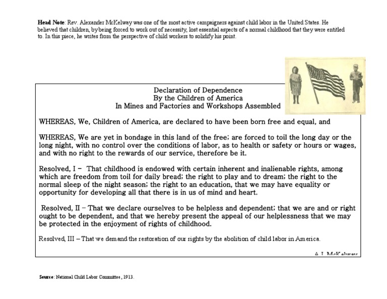 Declaration of Dependence | PDF